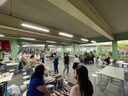 Figura 6- Visitação aos estandes dos alunos do curso MEI - 2º Workshop "A arte de Empreender".