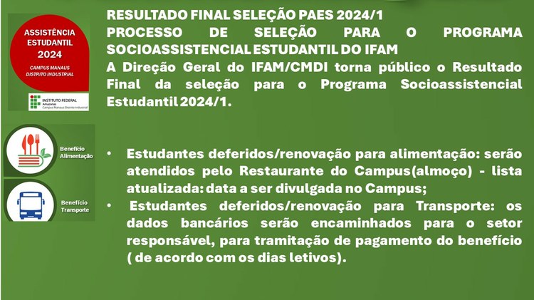 Edital N. 2/2024 - Seleção PAES 2024