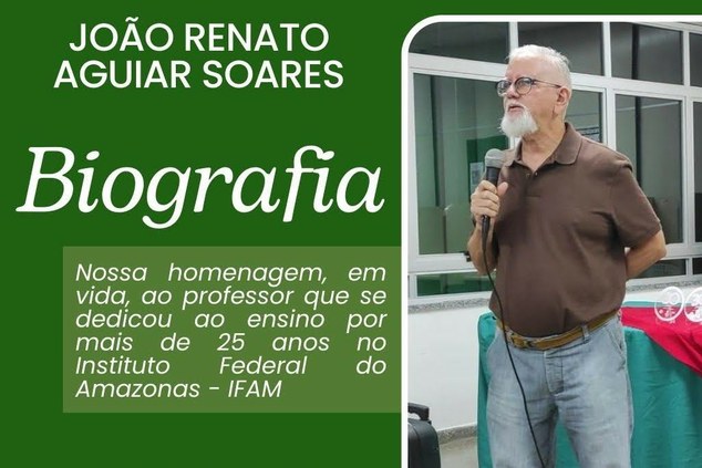 Biografia do Prof. Joao Renato Aguiar Soares 