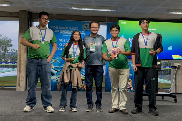 IFAM CMDI conquista medalha na Olimpíada Brasileira de Robótica 2025