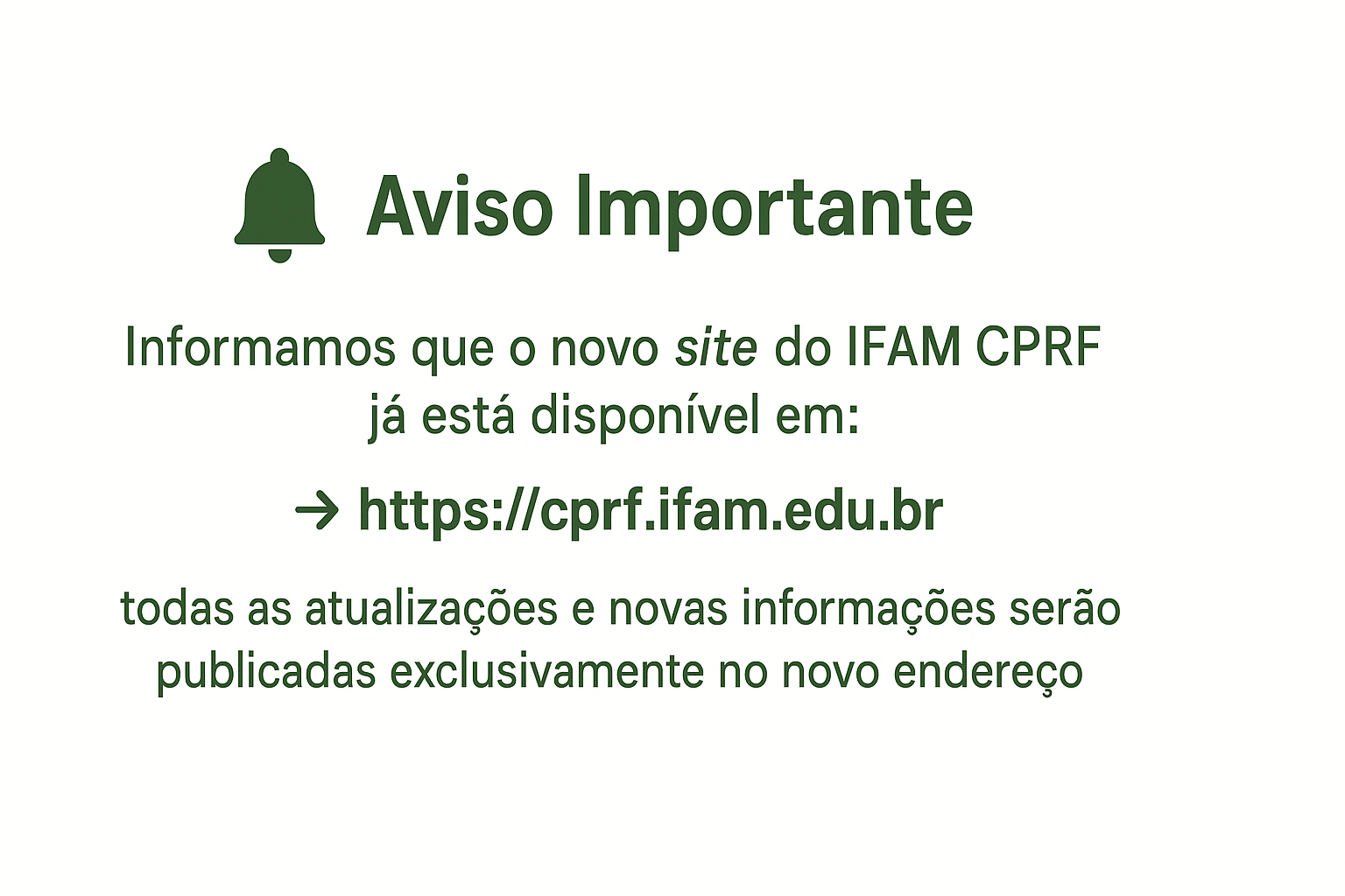 Inscrições abertas