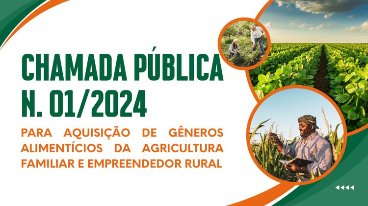 IFAM Campus Maués abre Chamada Pública n. 01/2024 para aquisição de gêneros alimentícios da Agricultura Familiar e/ou do Empreendedor Rural