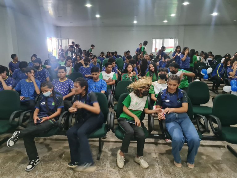 Presença de alunos da rede Estadual