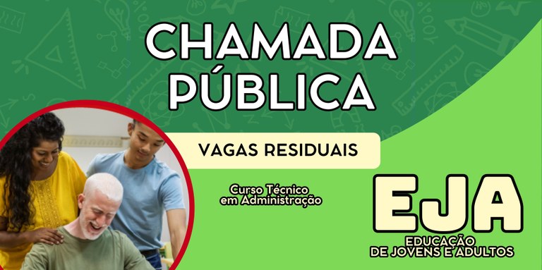 CHAMADA PÚBLICA- EJA