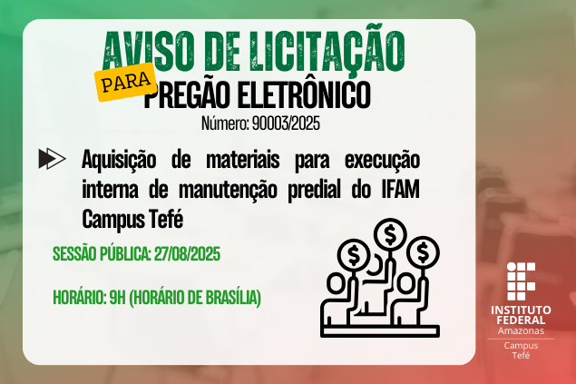 PREGÃO ELETRÔNICO No 90003/2025