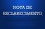 nota de esclarecimento