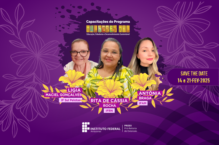 Proex promove Capacitações do Programa Mulheres Mil – Ciclo 3, 2025