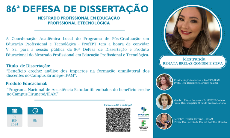 86ª Defesa de Dissertação - Mestrado Profissional em Educação Profissional e Tecnológica.png